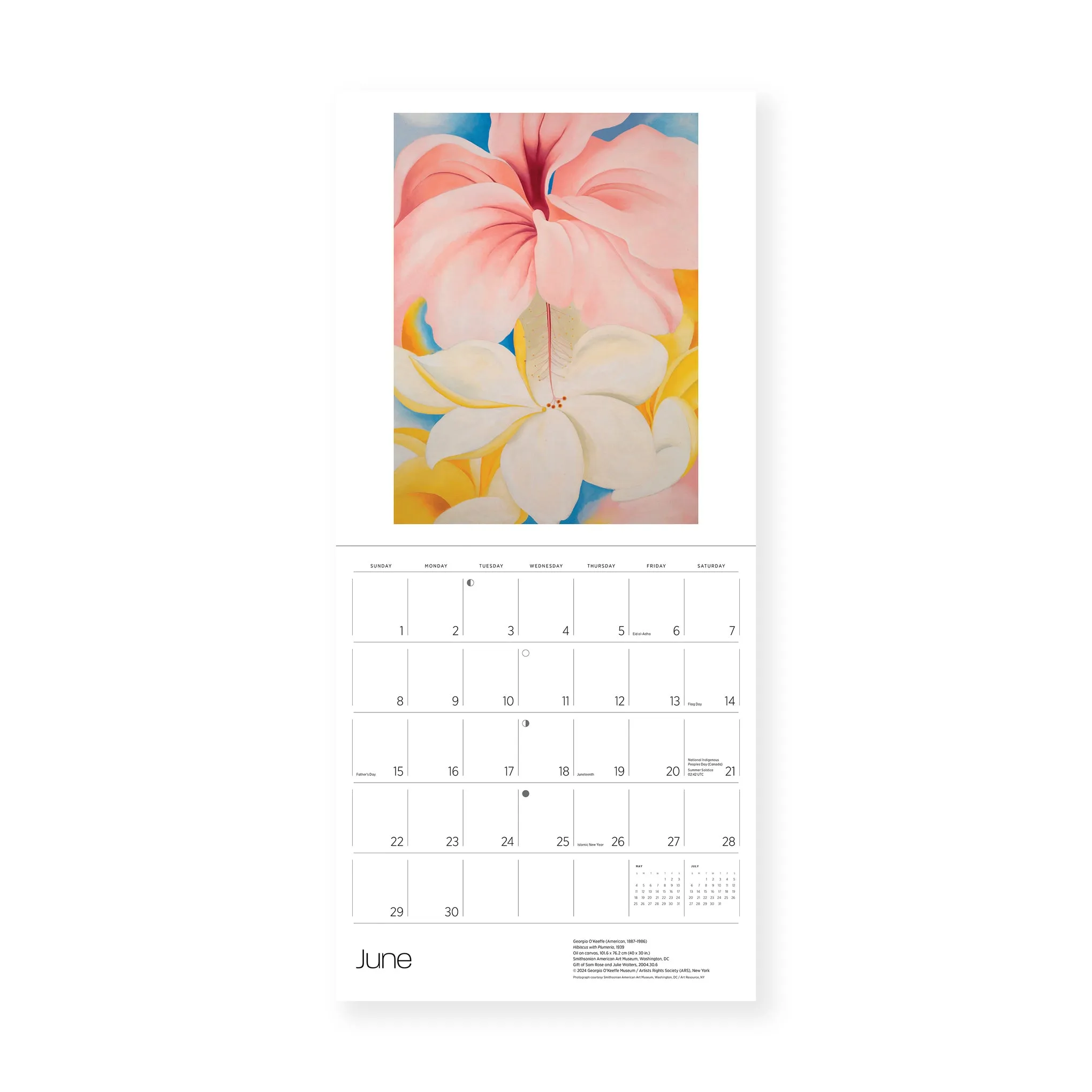 2025 Georgia O’Keeffe Wall Calendar