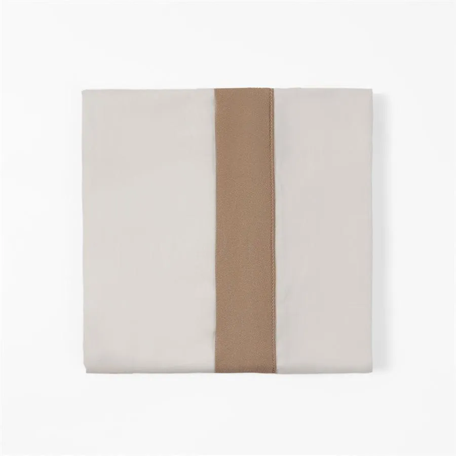 350TC Cream Sheet Set with Tan Flange