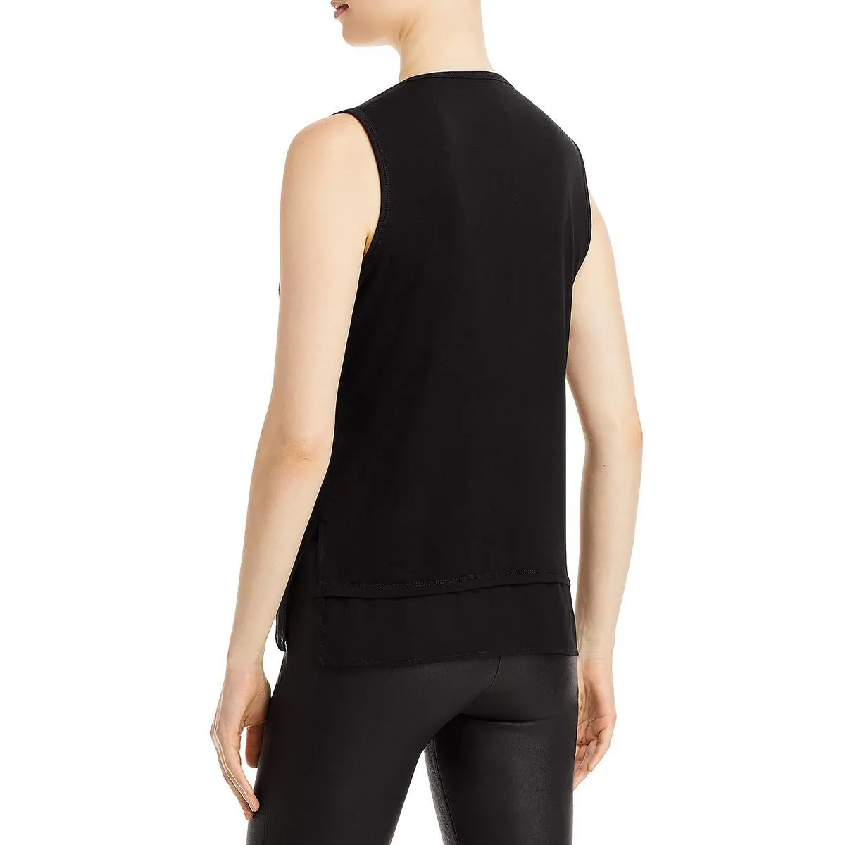 &BASICS Womens V-Neck Knitted Blouse