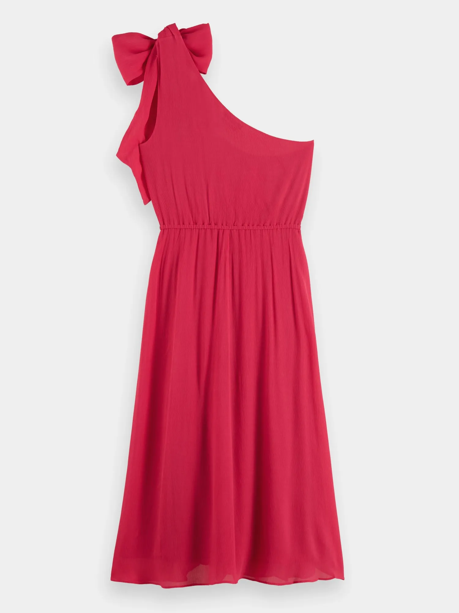 Asymmetric midi dress