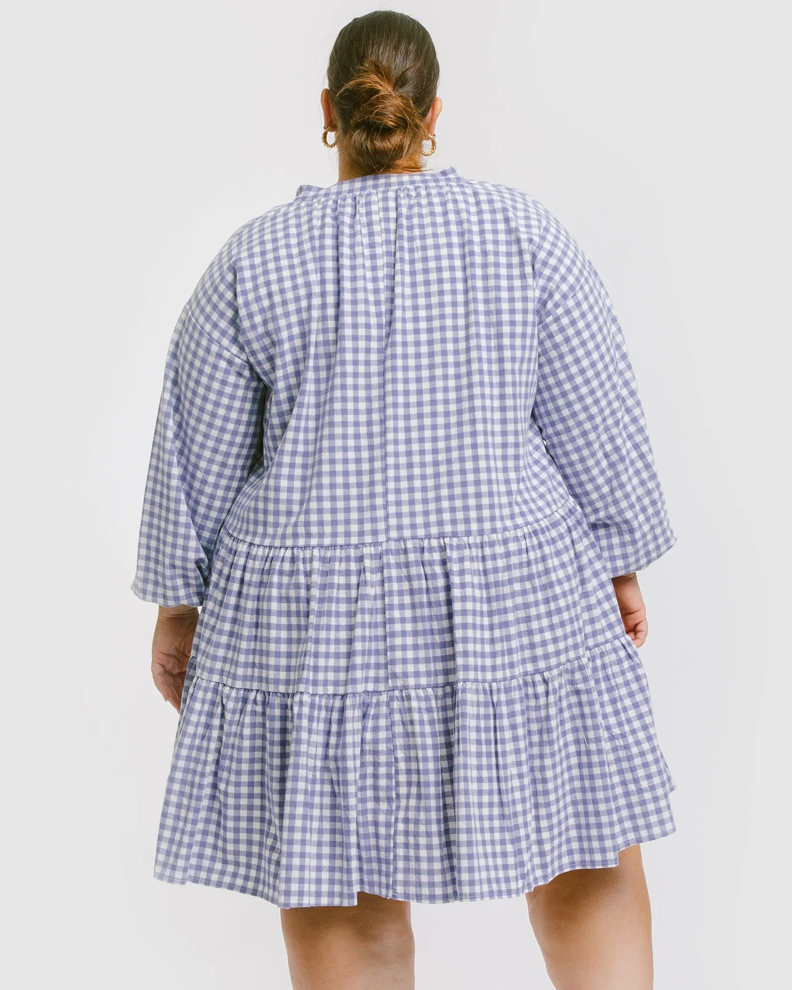 Avalon Smock Dress | Blue Gingham