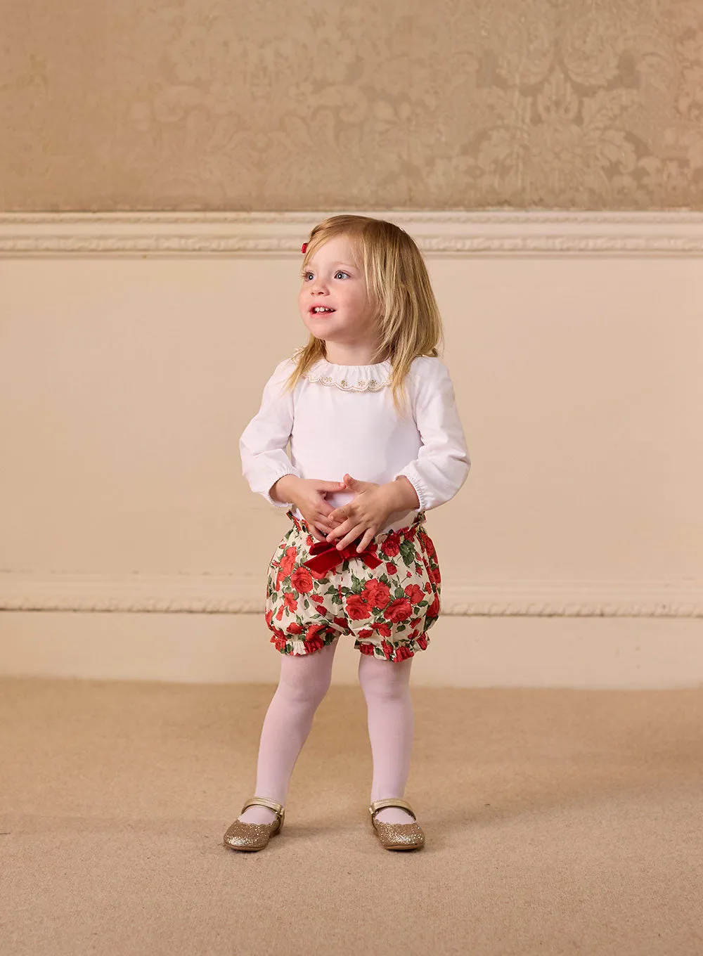 Baby Carline Rose Bloomers