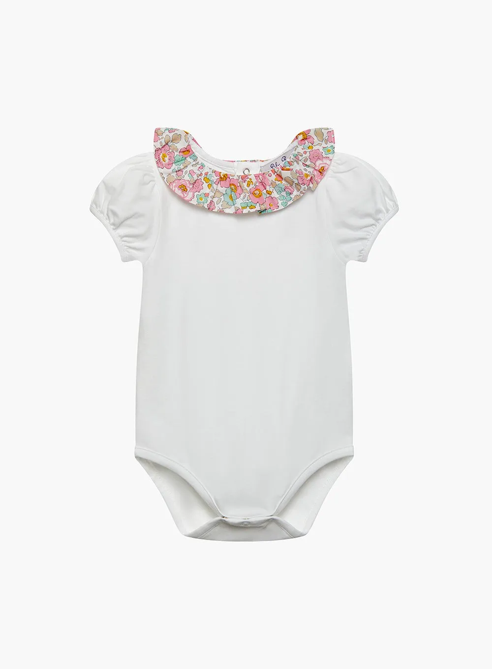 Baby Short-Sleeved Willow Body in Coral Betsy