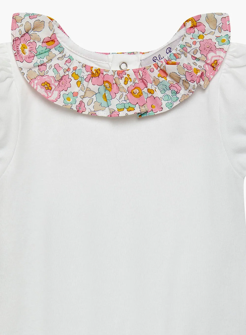 Baby Short-Sleeved Willow Body in Coral Betsy