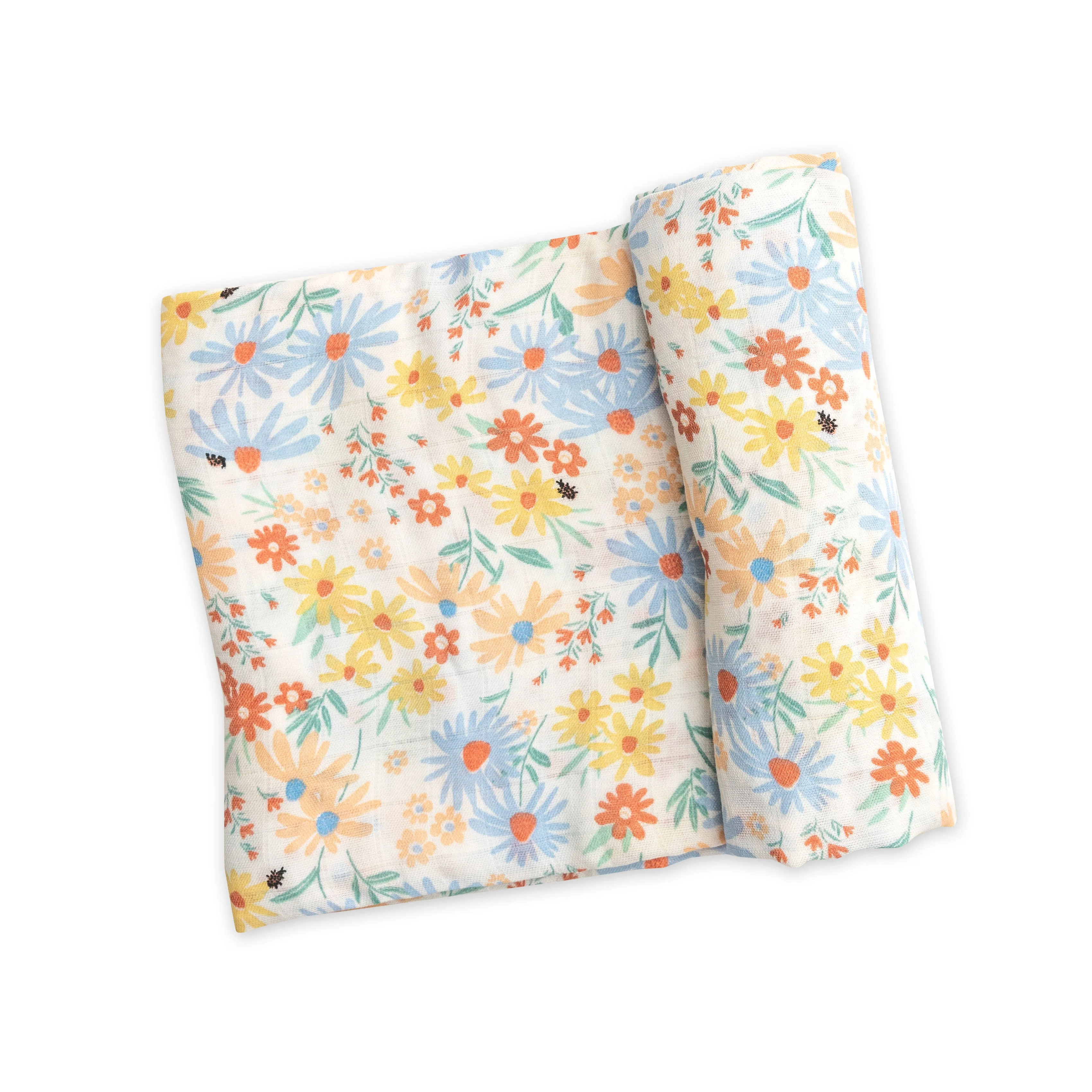 Bamboo Muslin Swaddle Blanket - Florals