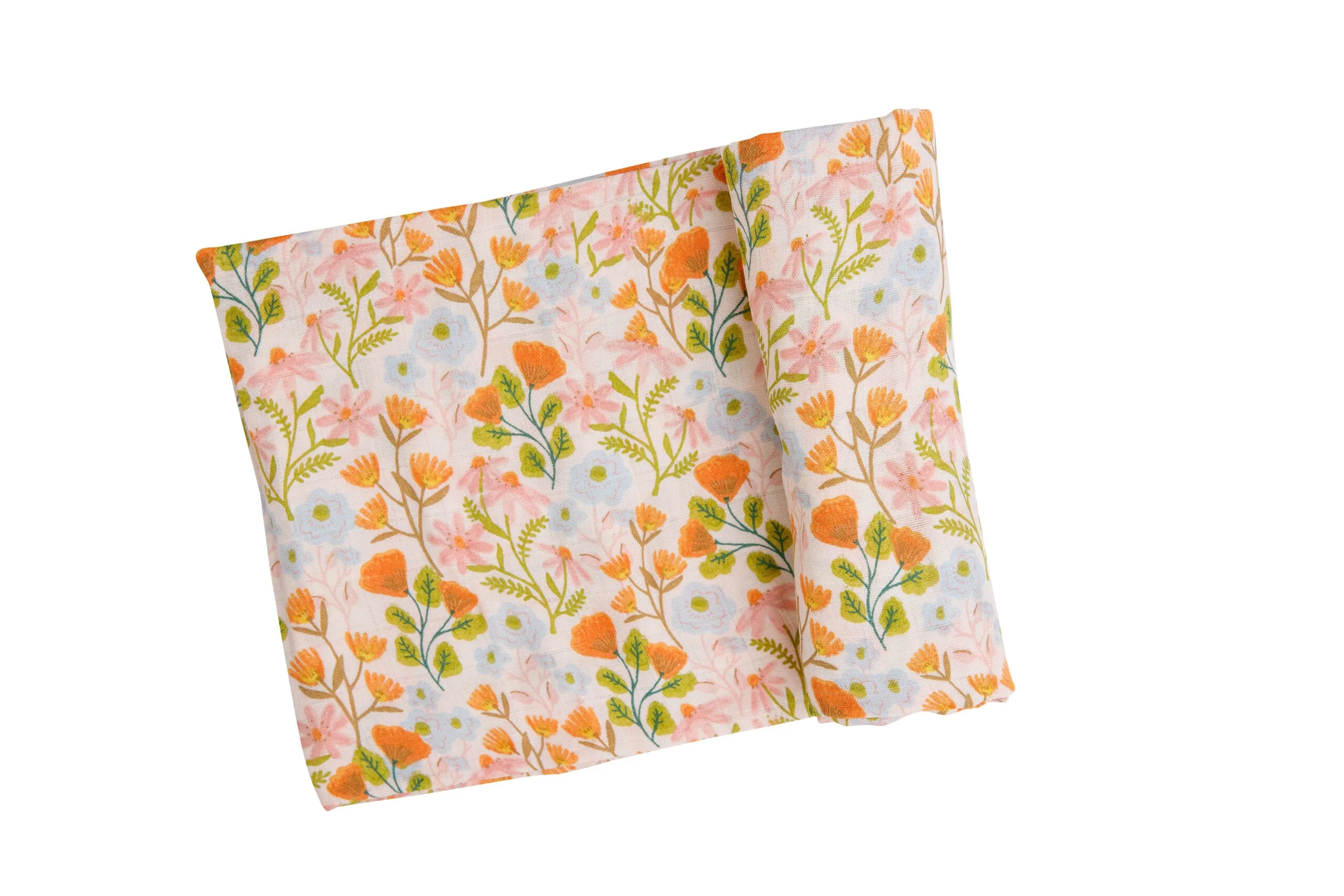 Bamboo Muslin Swaddle Blanket - Florals