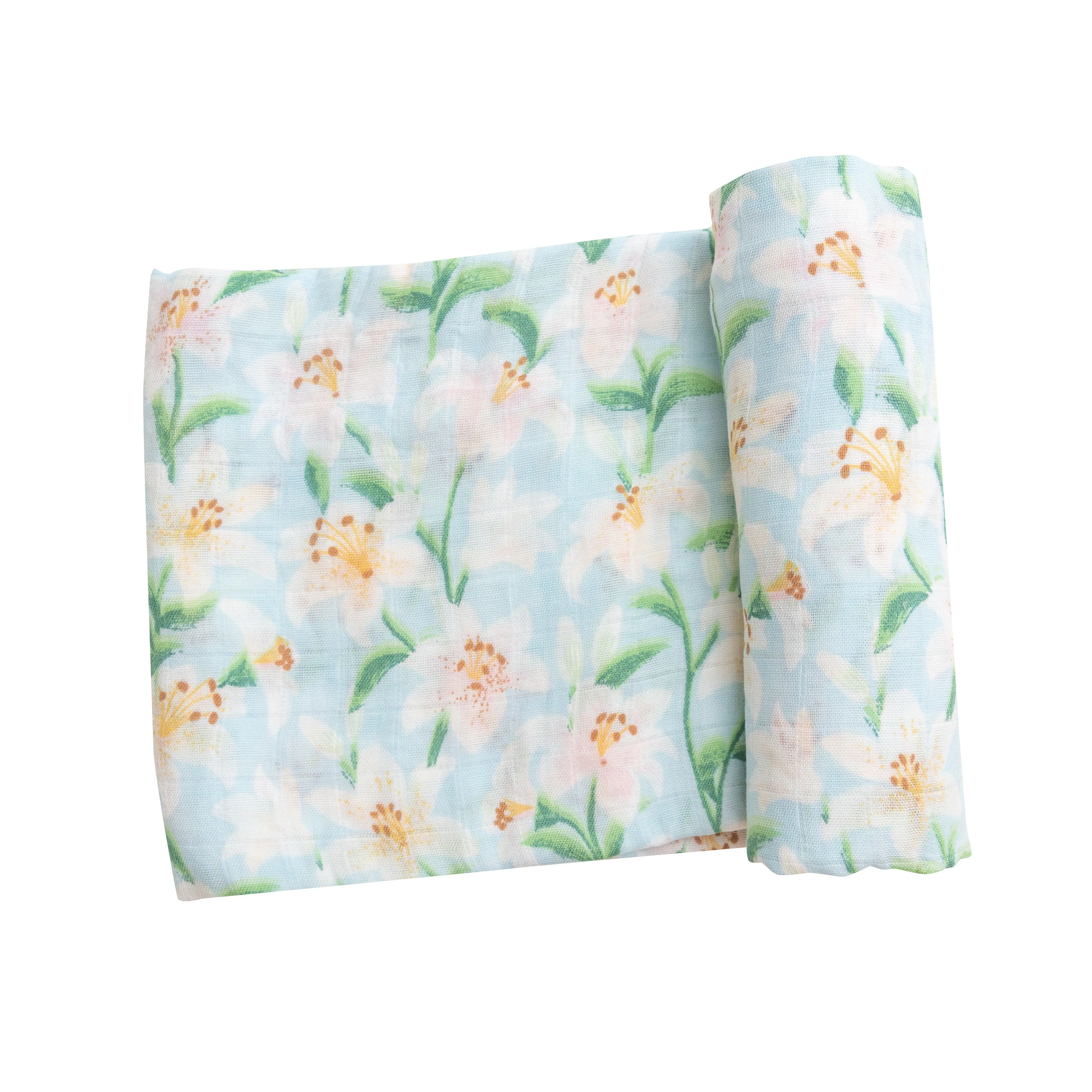 Bamboo Muslin Swaddle Blanket - Florals