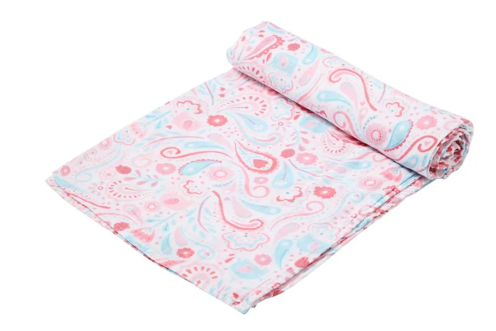 Bamboo Muslin Swaddle Blanket - Florals