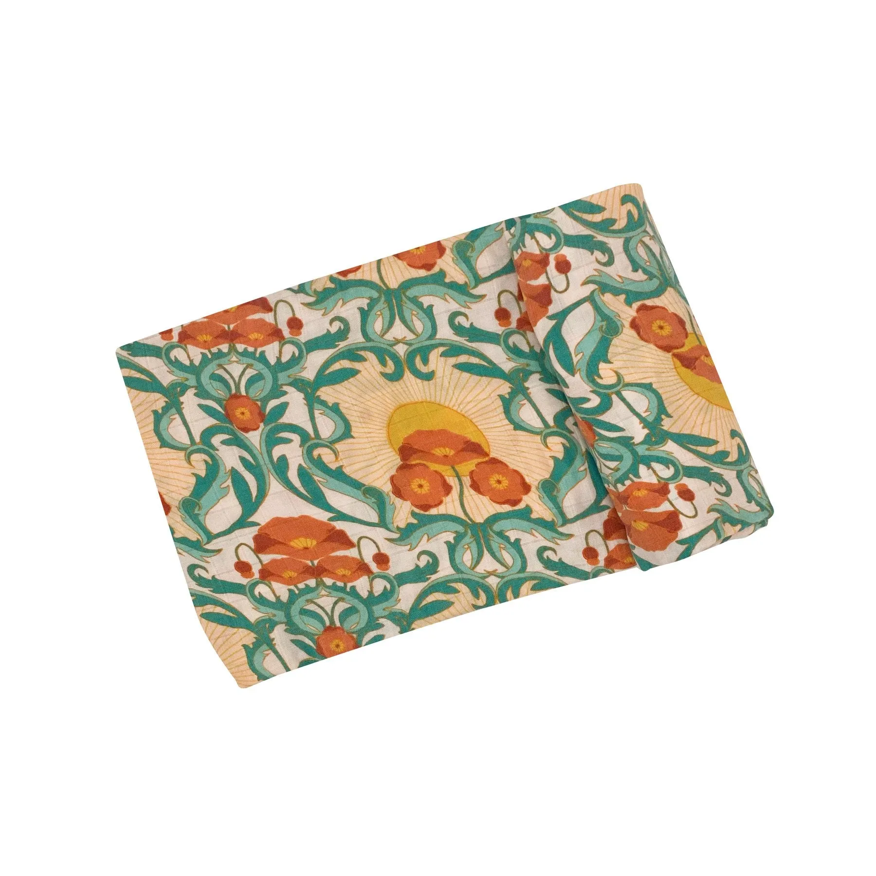 Bamboo Muslin Swaddle Blanket - Florals