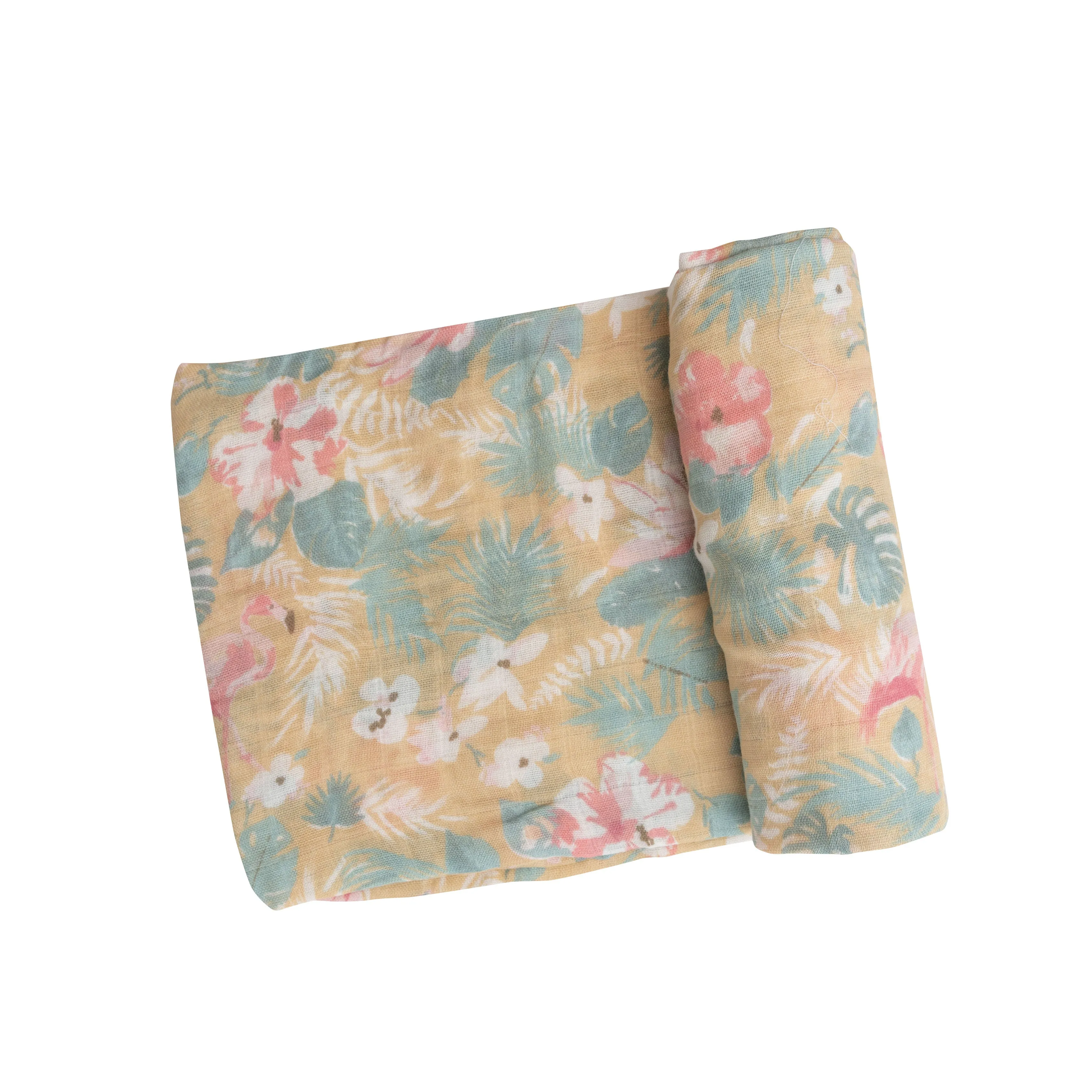 Bamboo Muslin Swaddle Blanket - Florals