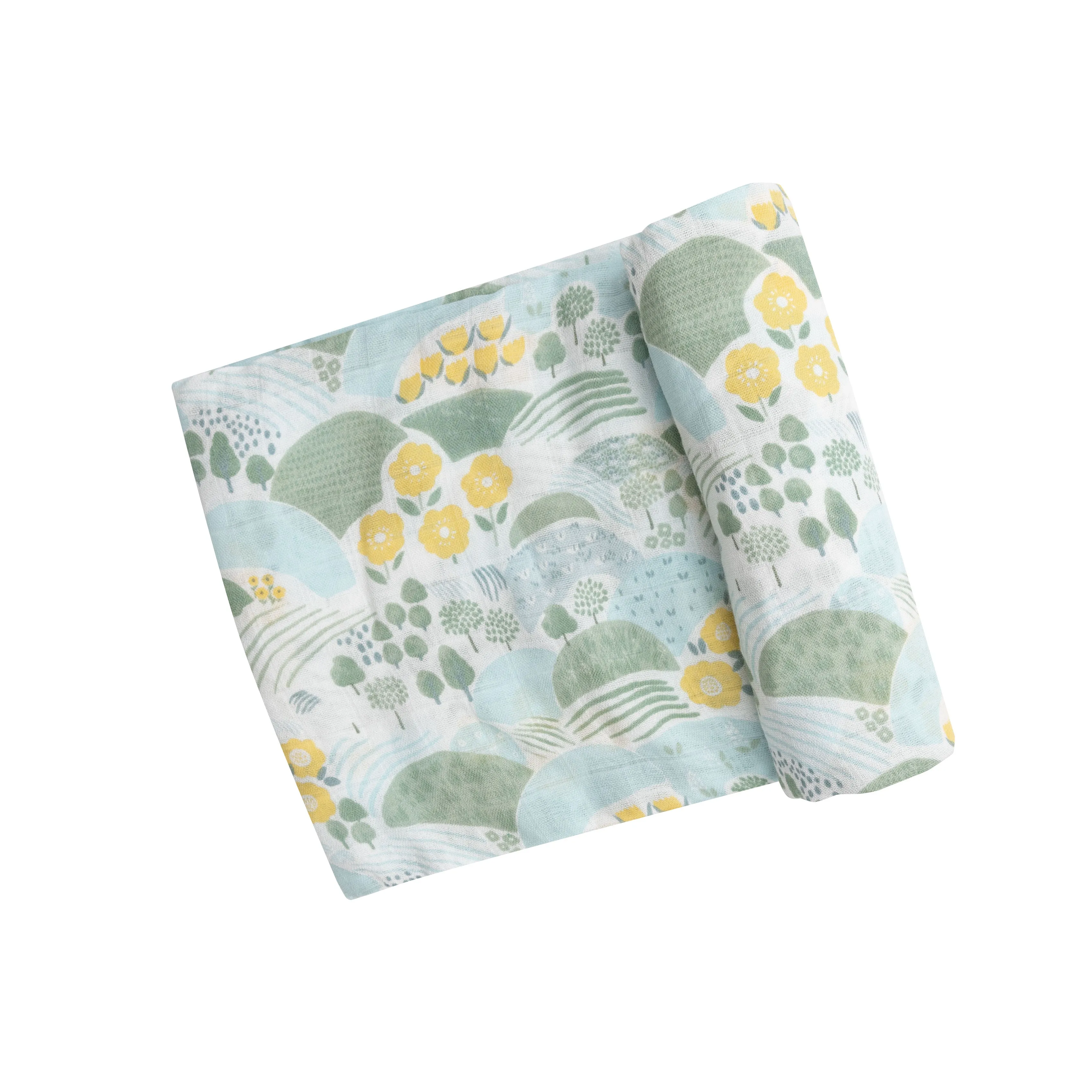 Bamboo Muslin Swaddle Blanket - Florals
