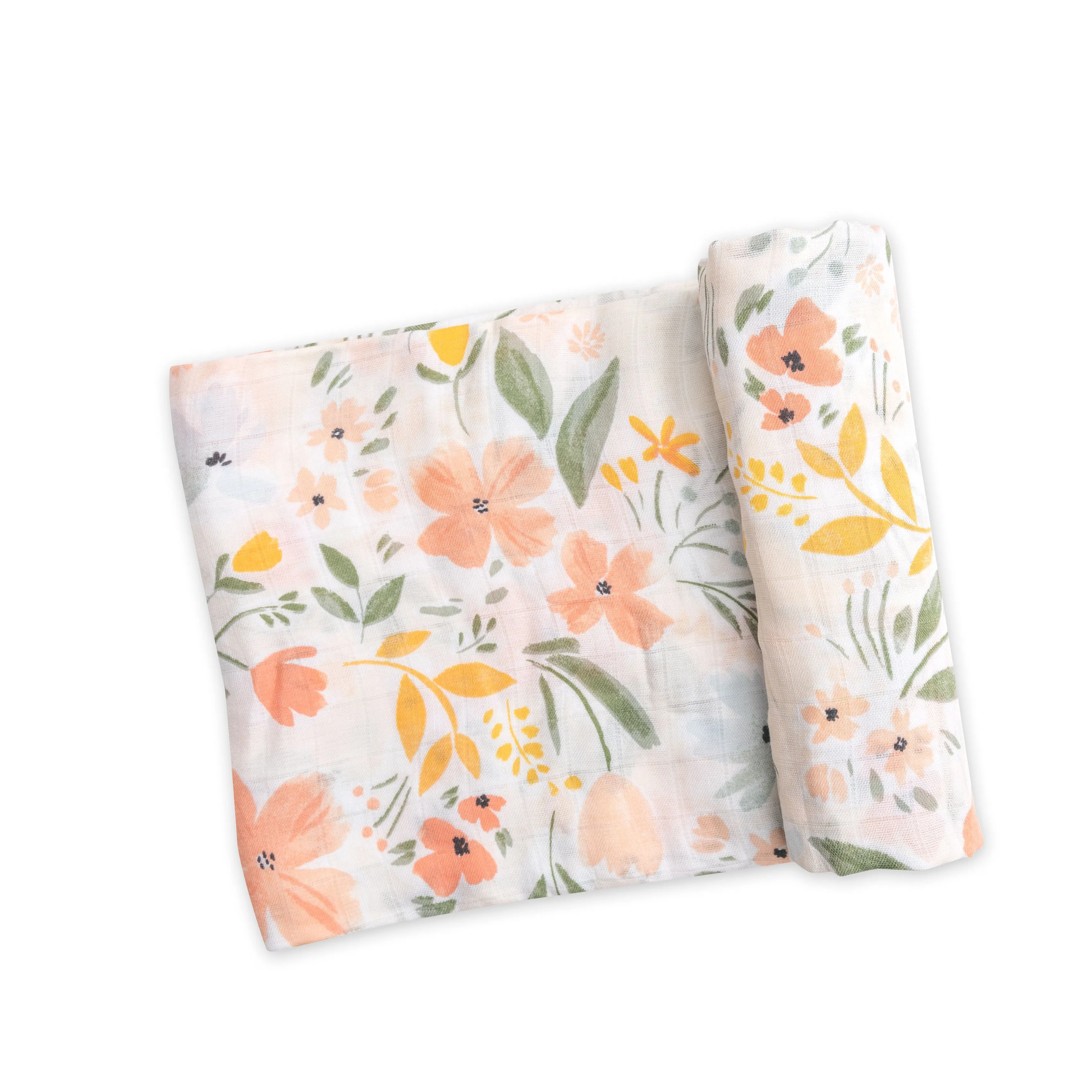 Bamboo Muslin Swaddle Blanket - Florals