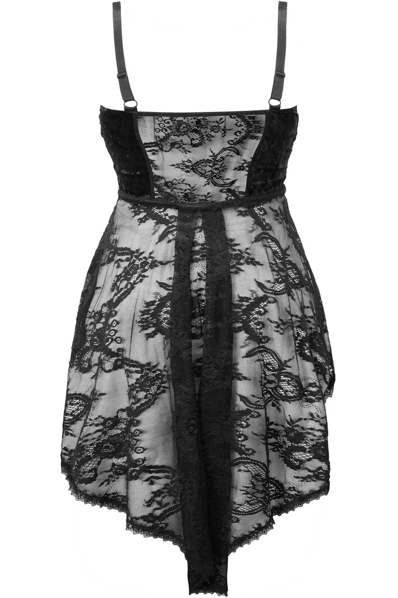 Be Veiled Lace Basque [PLUS]