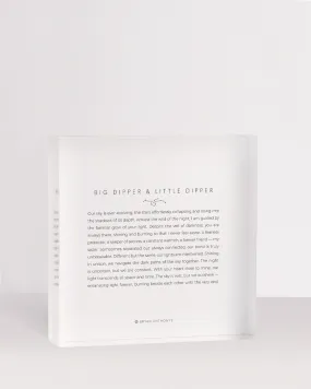 Big Dipper & Little Dipper — Mini Mantra Block