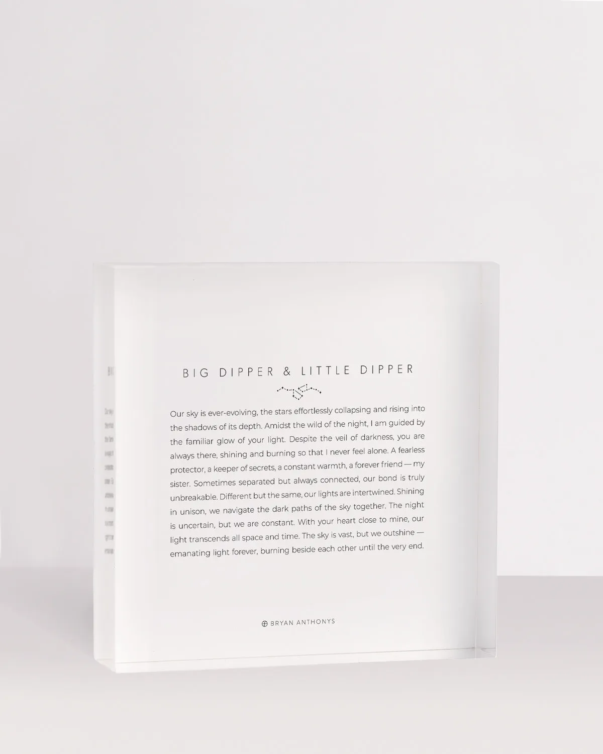 Big Dipper & Little Dipper — Mini Mantra Block