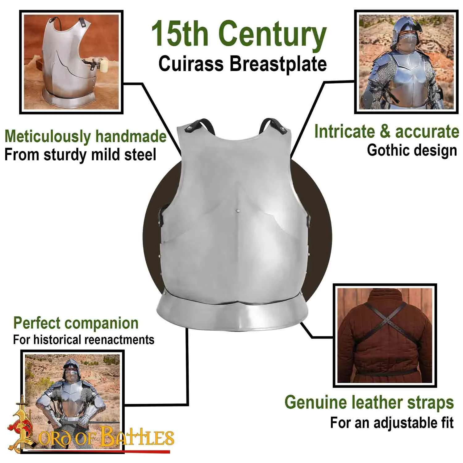 Breast Plate 15th Century C Steel