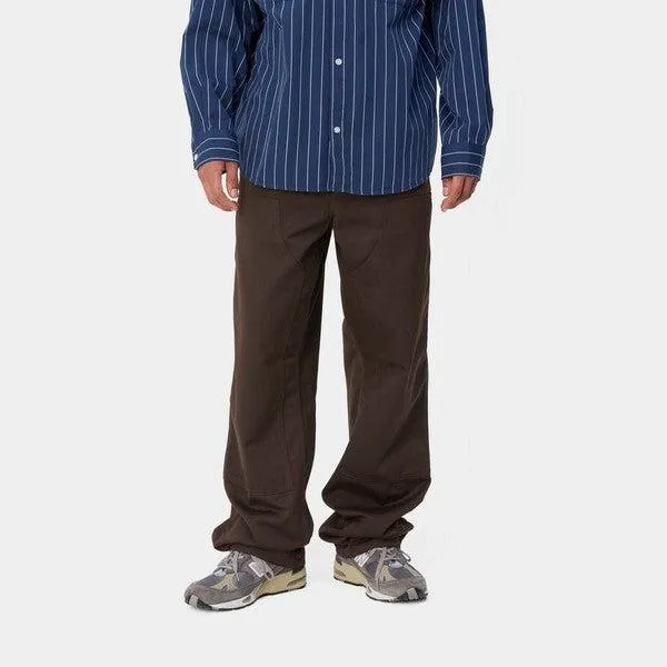 Carhartt WIP Double Knee Pant Denison Twill Tobacco Rinsed