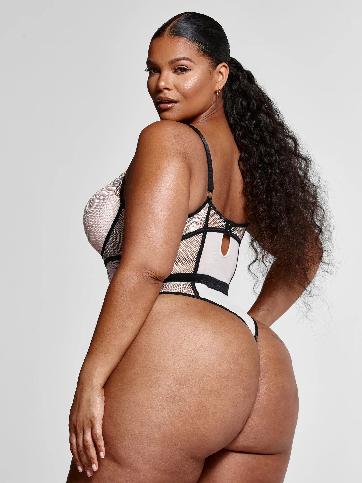 Carolina Mesh Panel Bodysuit