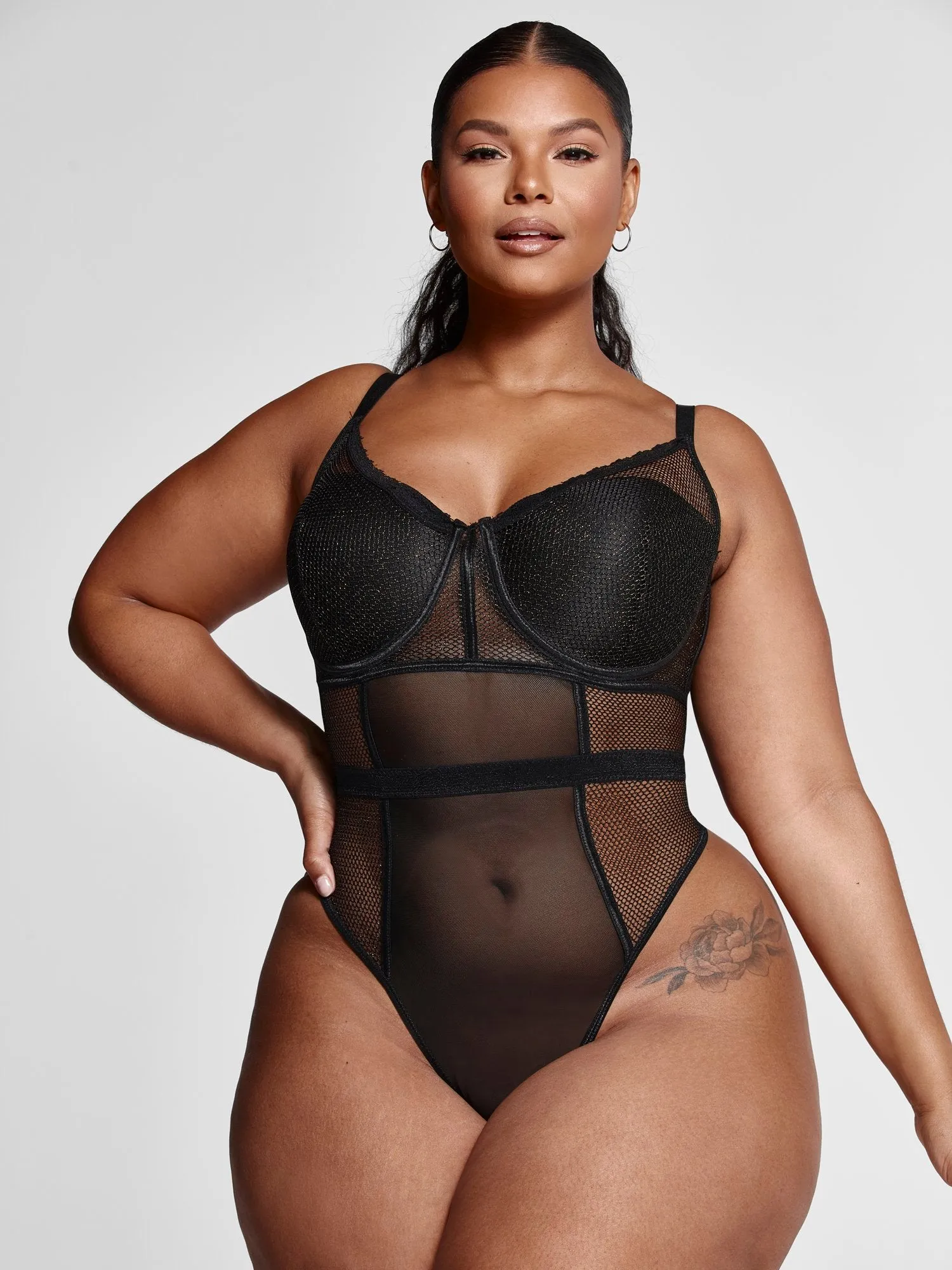 Carolina Mesh Panel Bodysuit