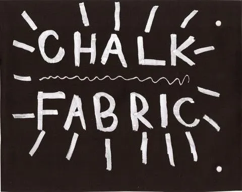 Chalk Fabric Tablecloths with Gingham Trim