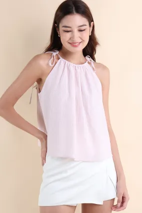 CHATEAU GINGHAM TOP IN PINK