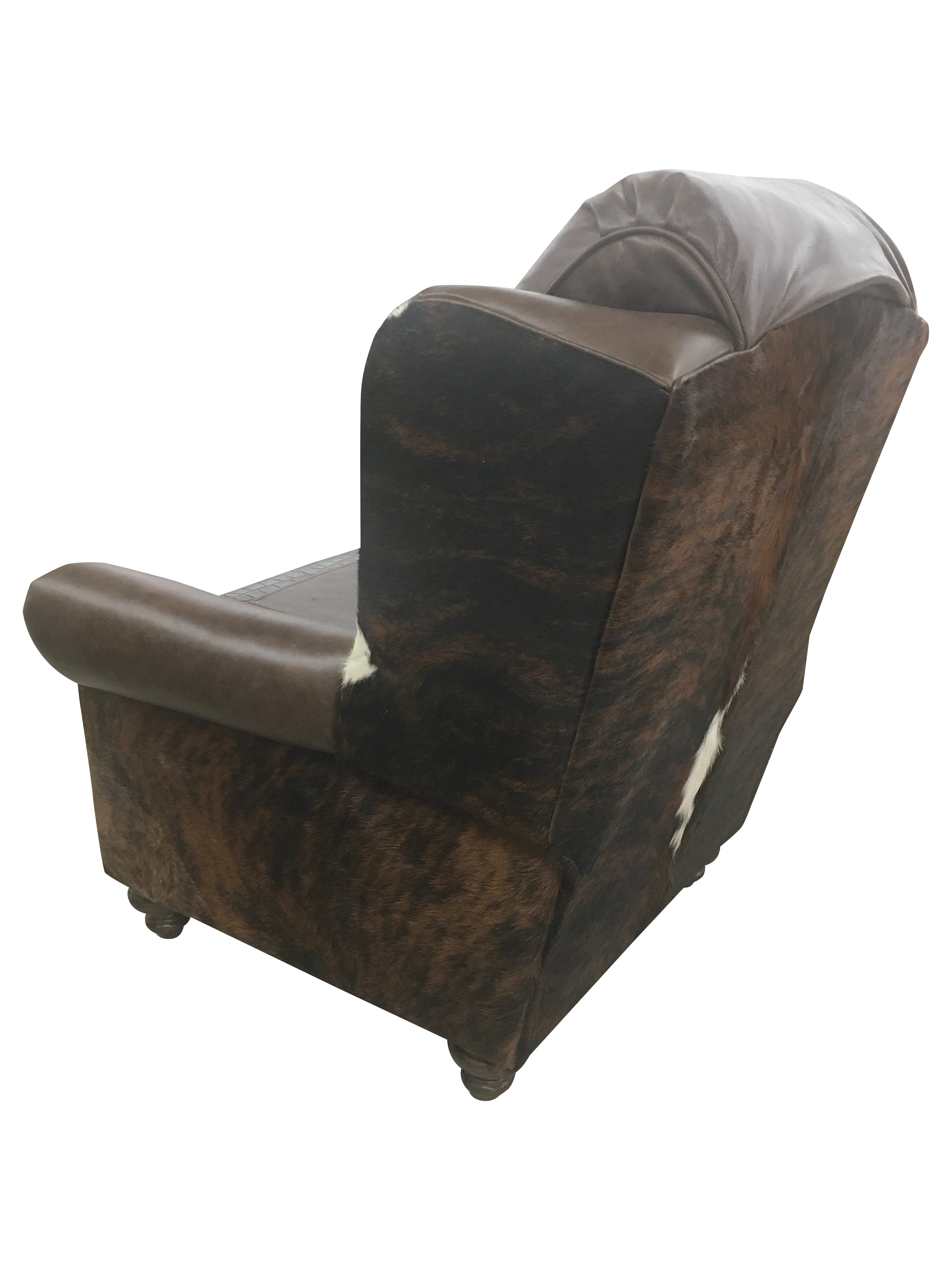 Coburn II Oversized Wingback Western Leather Recliner