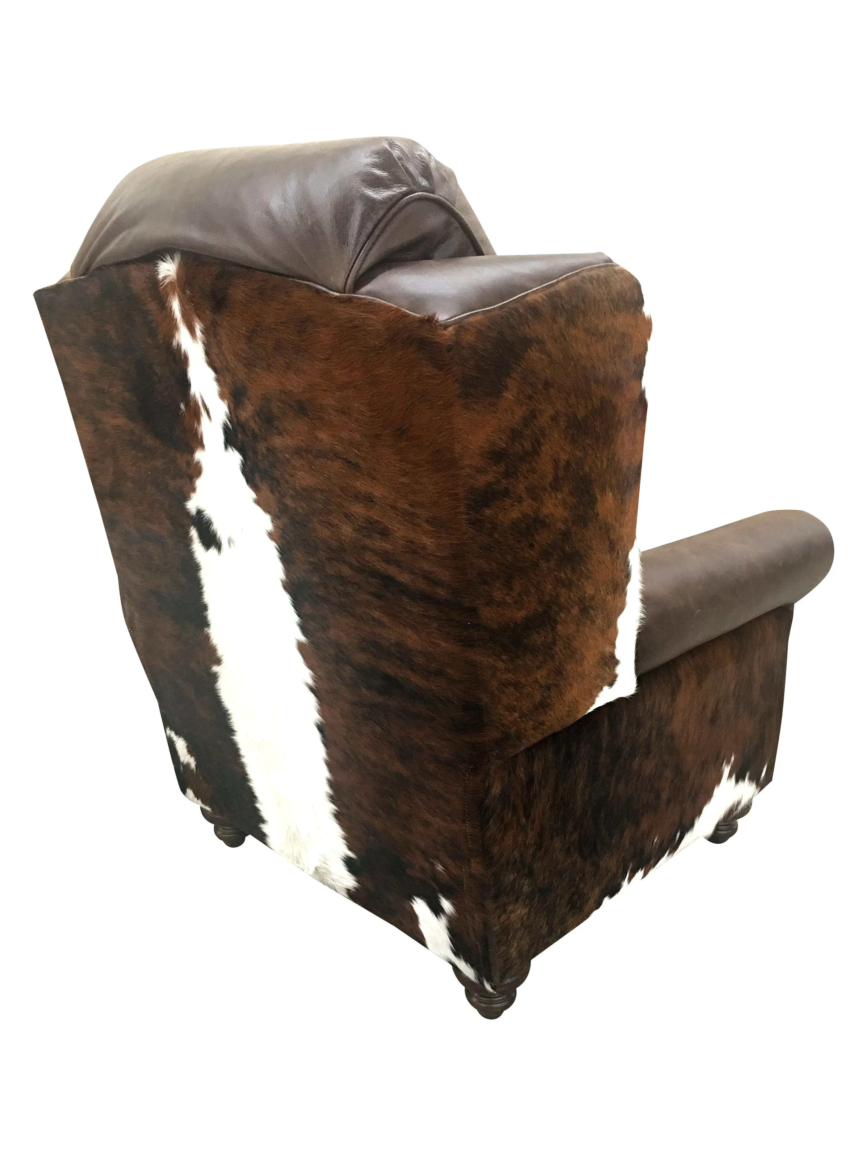 Coburn II Oversized Wingback Western Leather Recliner