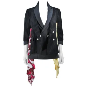 COMME DES GARÇONS Double Breasted Jacket with Bag Pockets M