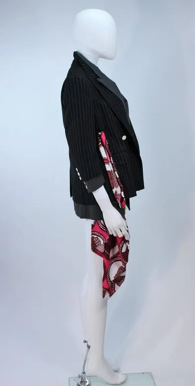 COMME DES GARÇONS Double Breasted Jacket with Bag Pockets M