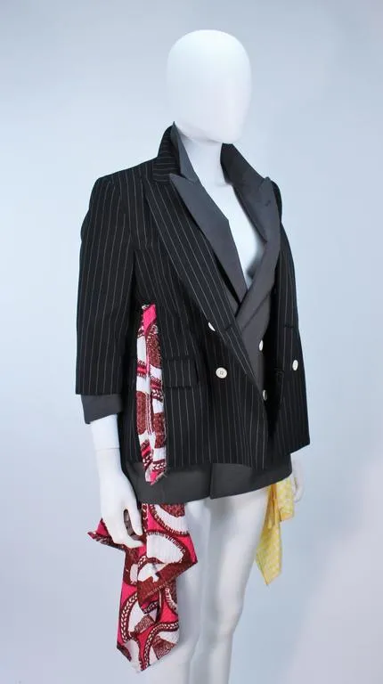 COMME DES GARÇONS Double Breasted Jacket with Bag Pockets M