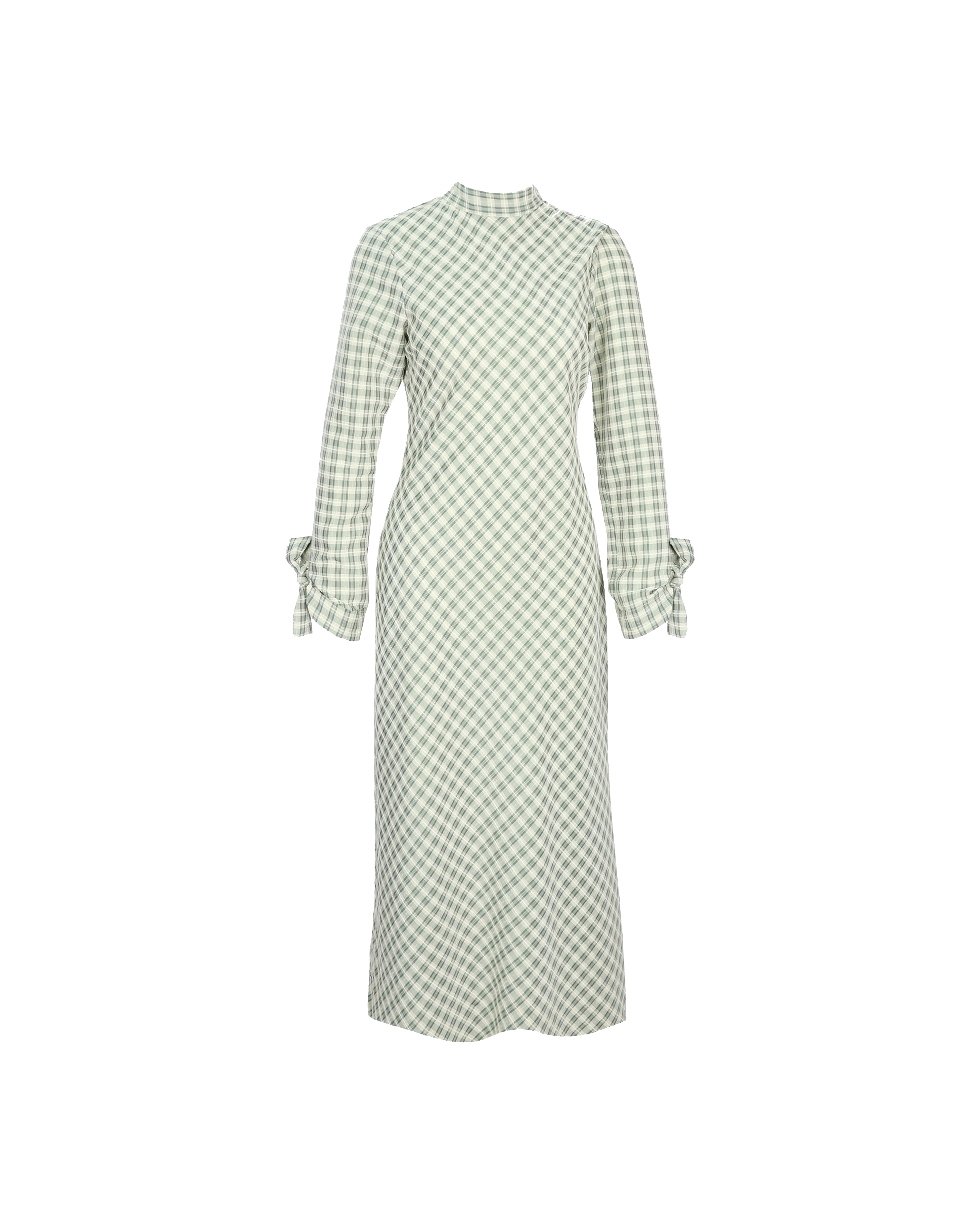 CONNIE DRESS GREEN CHECK
