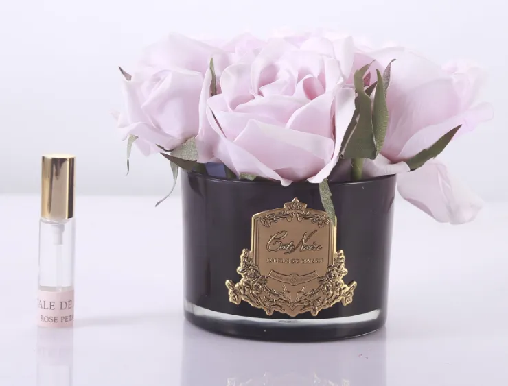 COTE NOIRE - PERFUMED NATURAL TOUCH 5 ROSES - BLACK - FRENCH PINK