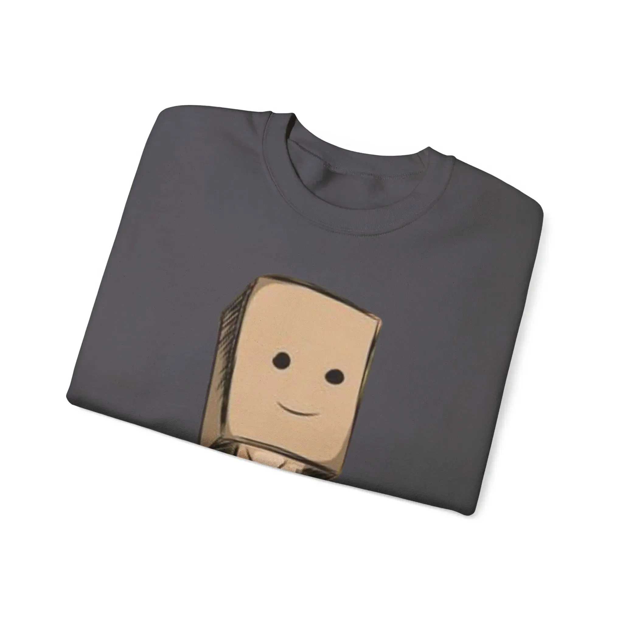 Cute Cartoon Baghead MENS and women Crewneck Sweatshirt - Cozy and Fun Outfit