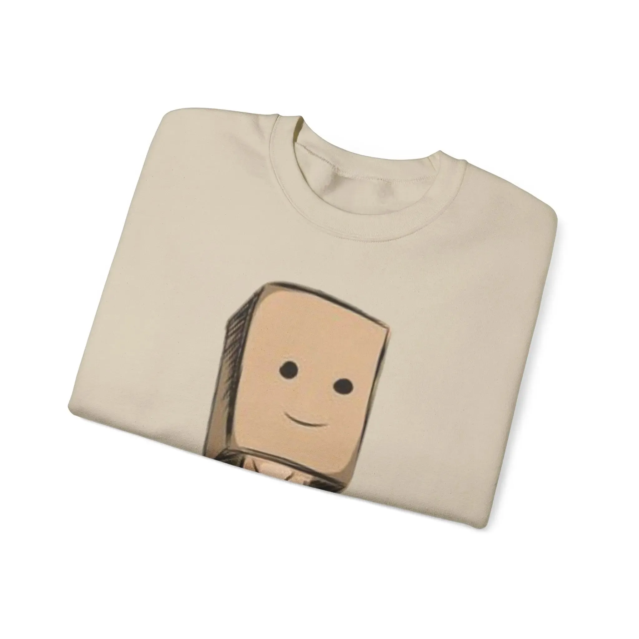 Cute Cartoon Baghead MENS and women Crewneck Sweatshirt - Cozy and Fun Outfit