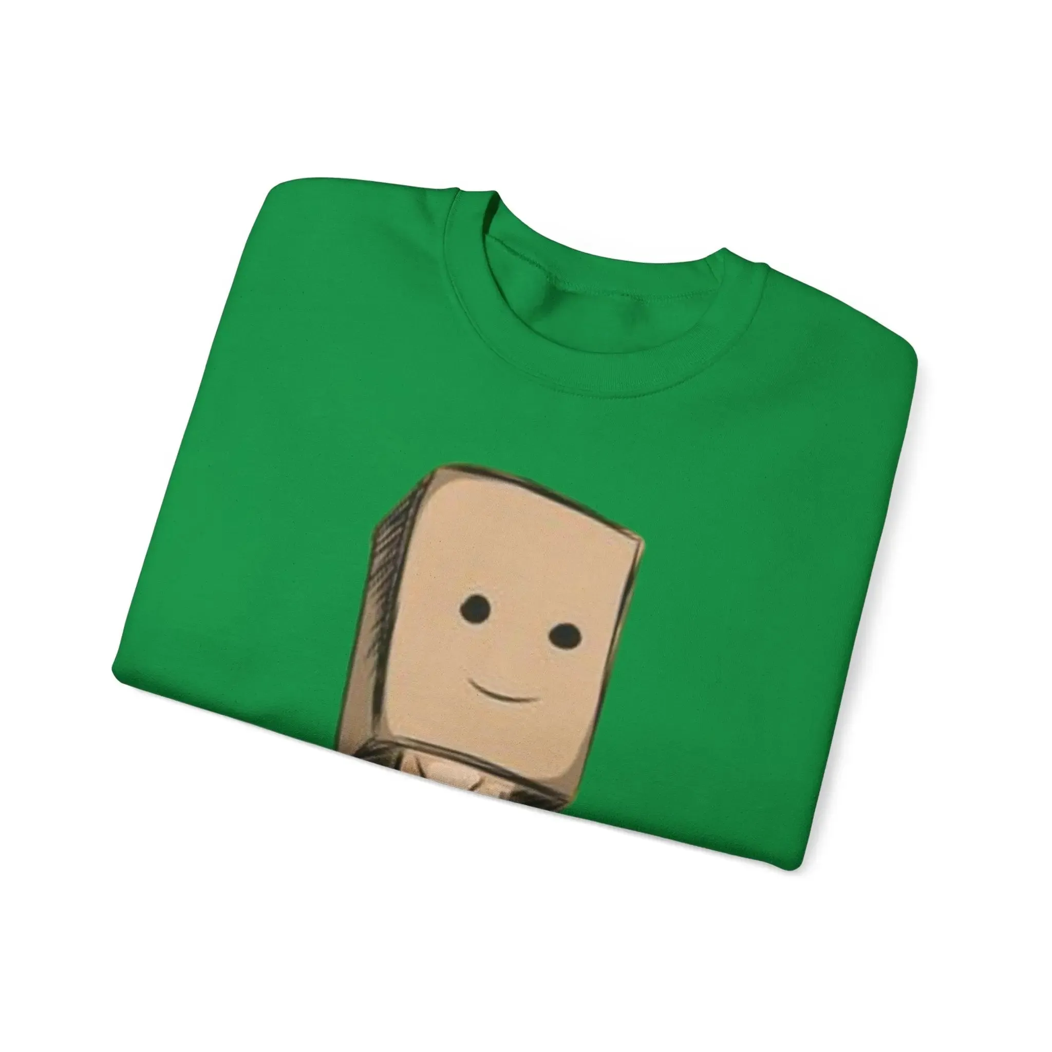 Cute Cartoon Baghead MENS and women Crewneck Sweatshirt - Cozy and Fun Outfit