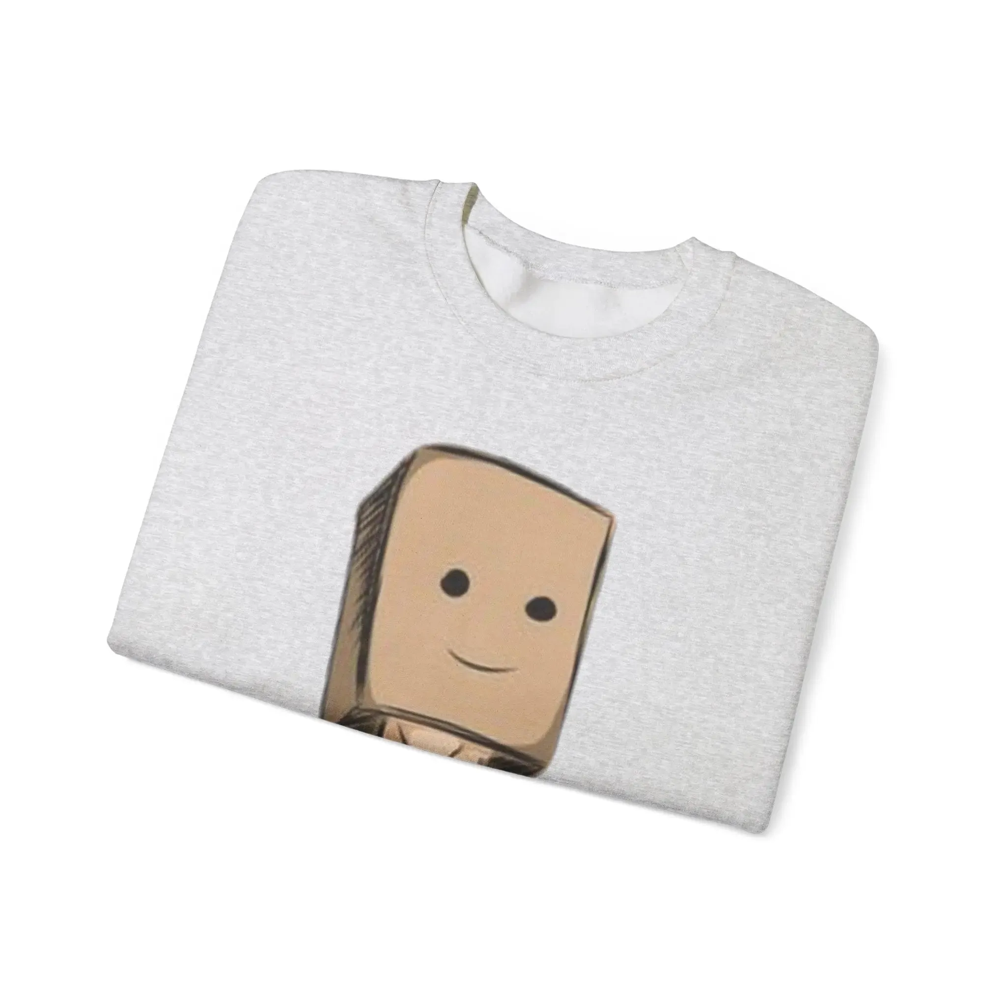 Cute Cartoon Baghead MENS and women Crewneck Sweatshirt - Cozy and Fun Outfit