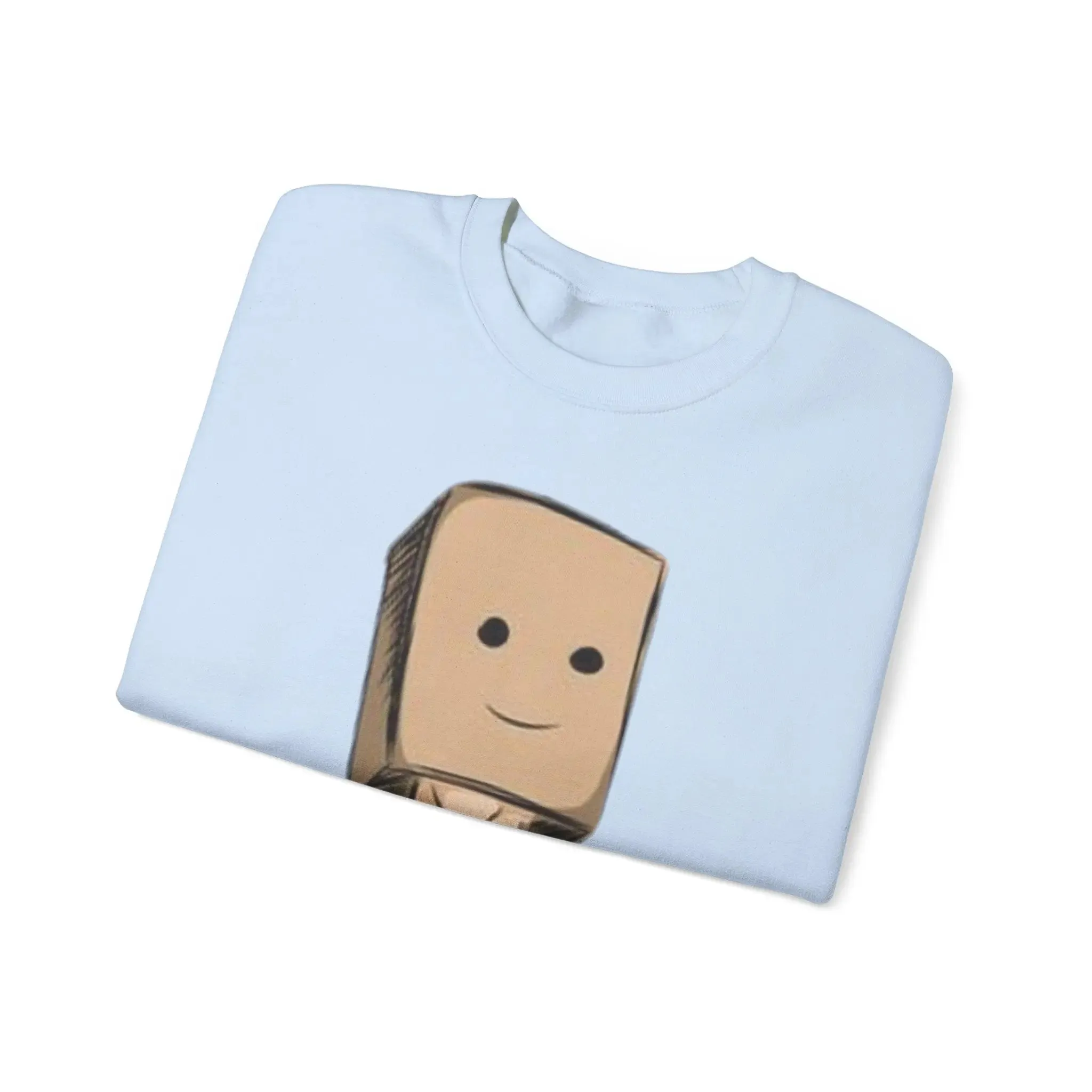 Cute Cartoon Baghead MENS and women Crewneck Sweatshirt - Cozy and Fun Outfit