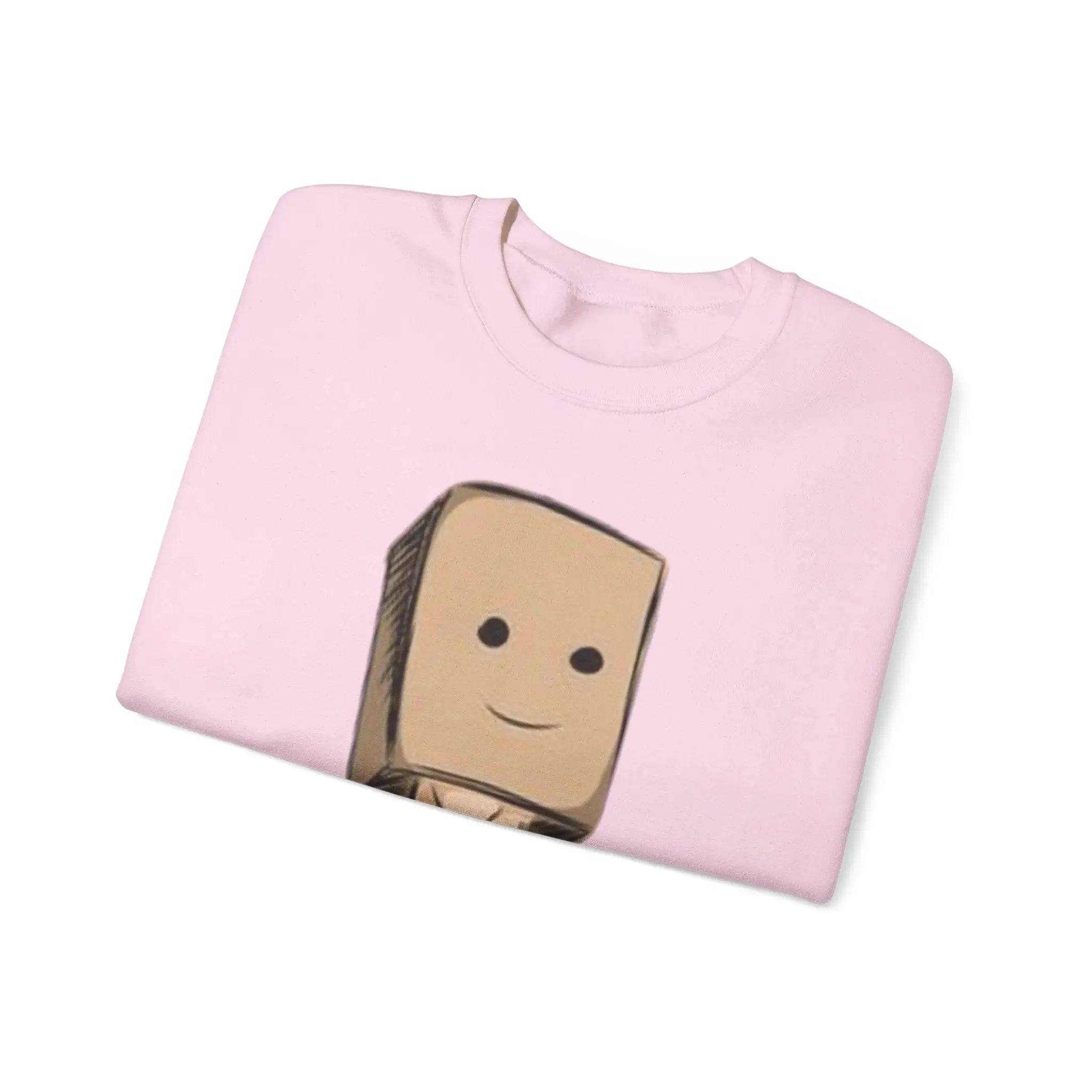 Cute Cartoon Baghead MENS and women Crewneck Sweatshirt - Cozy and Fun Outfit