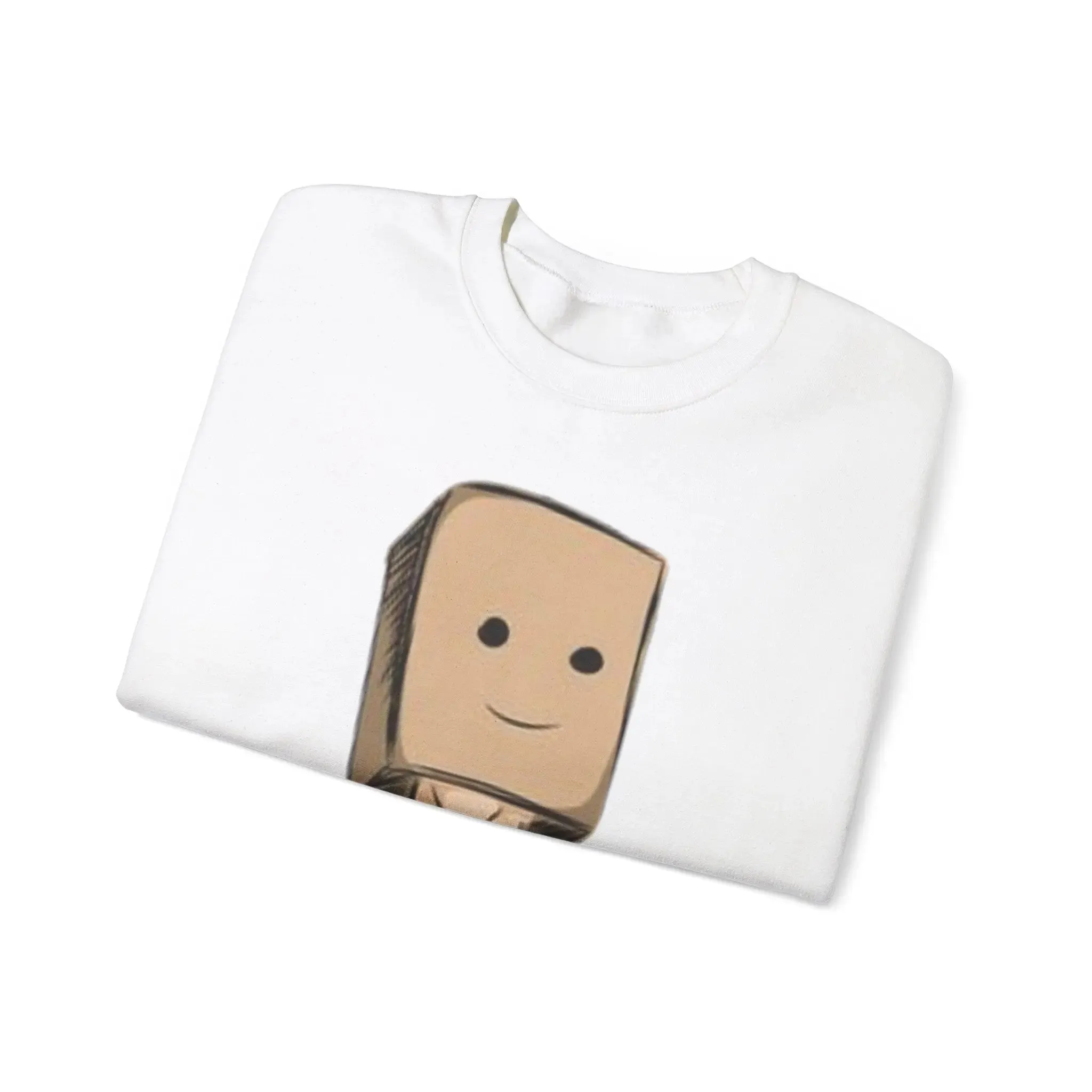 Cute Cartoon Baghead MENS and women Crewneck Sweatshirt - Cozy and Fun Outfit