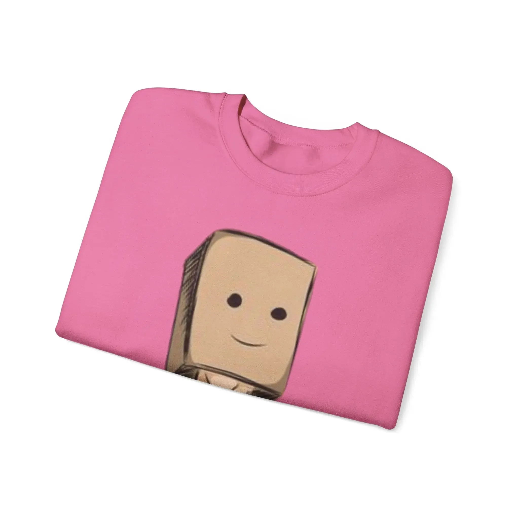Cute Cartoon Baghead MENS and women Crewneck Sweatshirt - Cozy and Fun Outfit