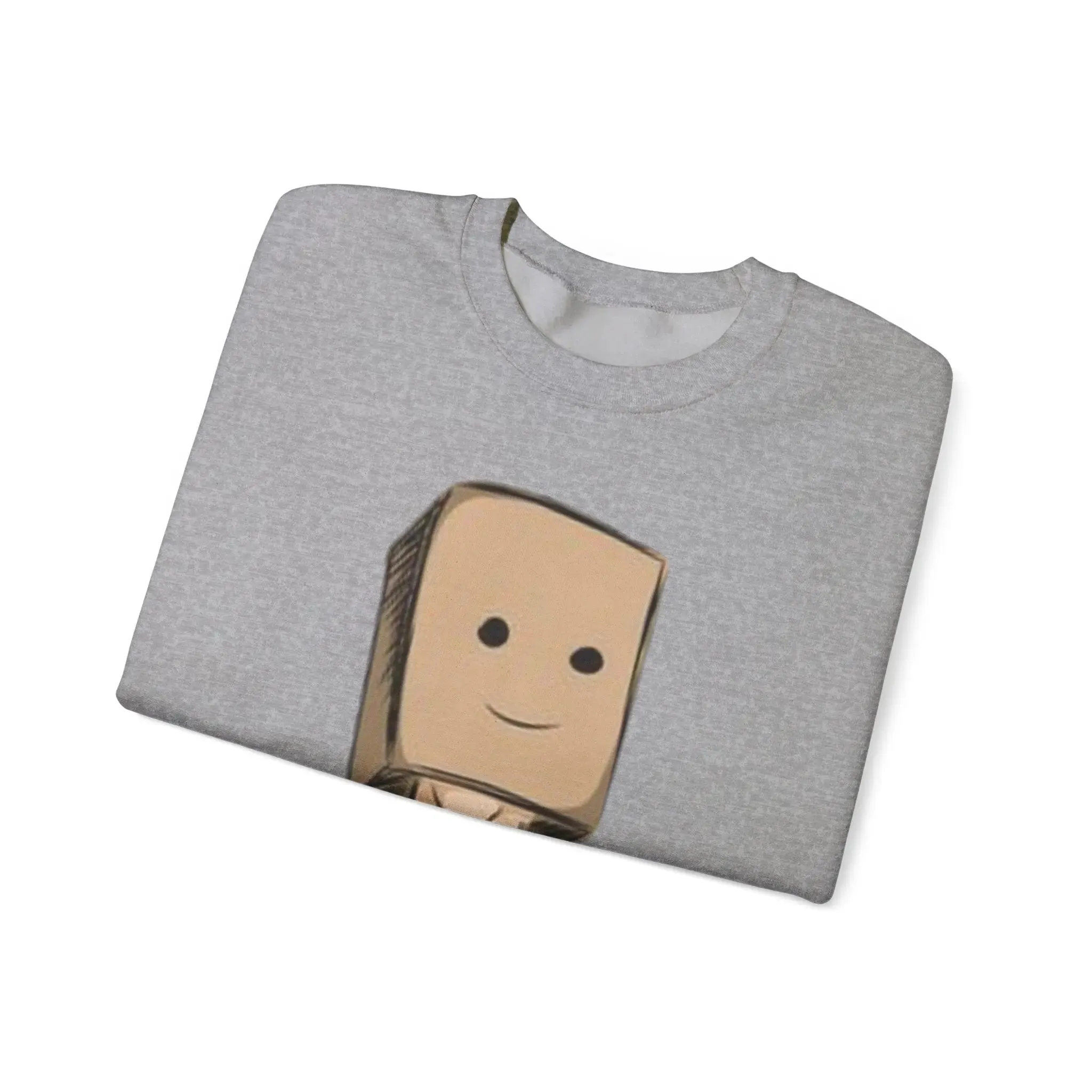 Cute Cartoon Baghead MENS and women Crewneck Sweatshirt - Cozy and Fun Outfit