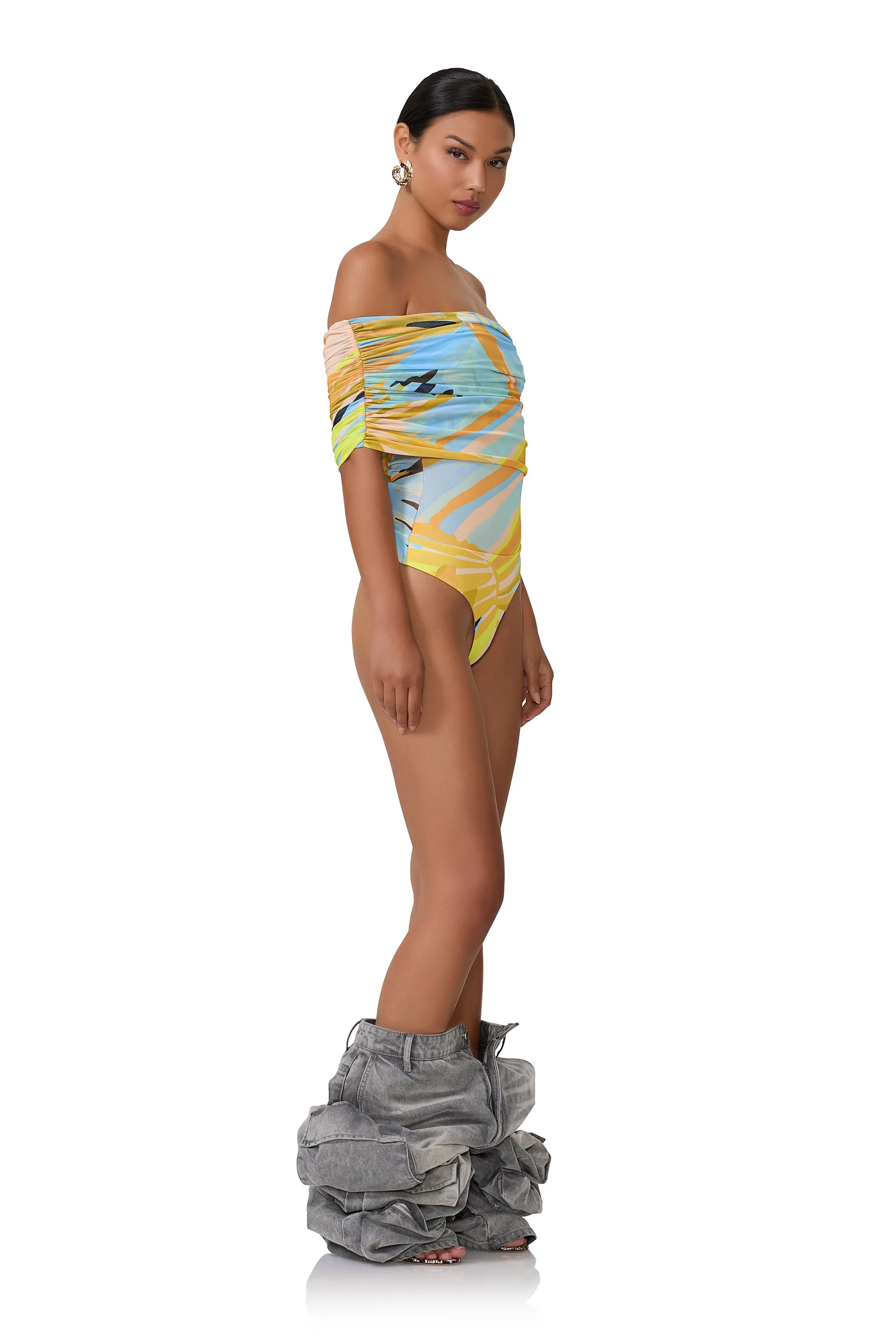 Divya Bodysuit - Bird of Paradise