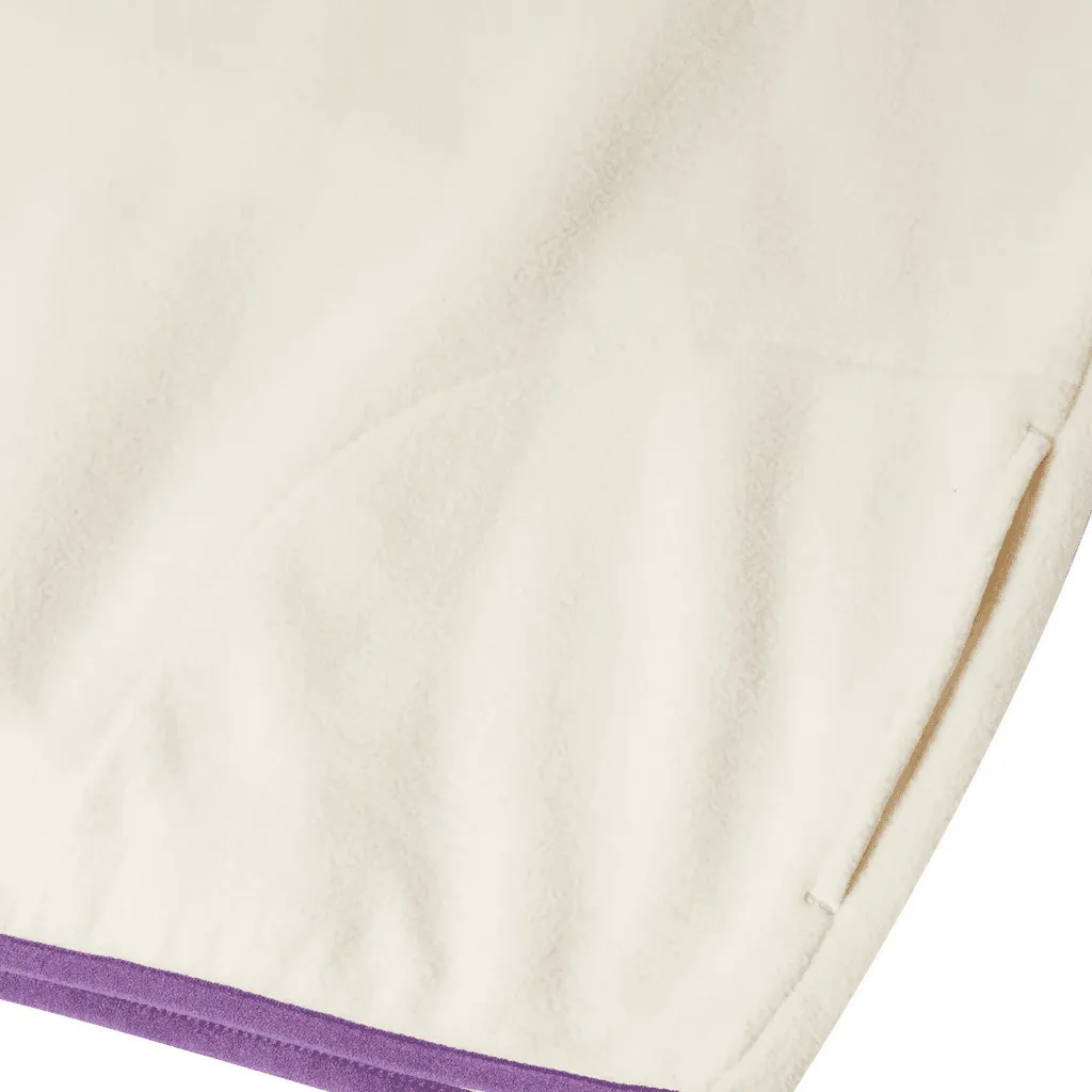 Elysian quarter zip fleece - Bone