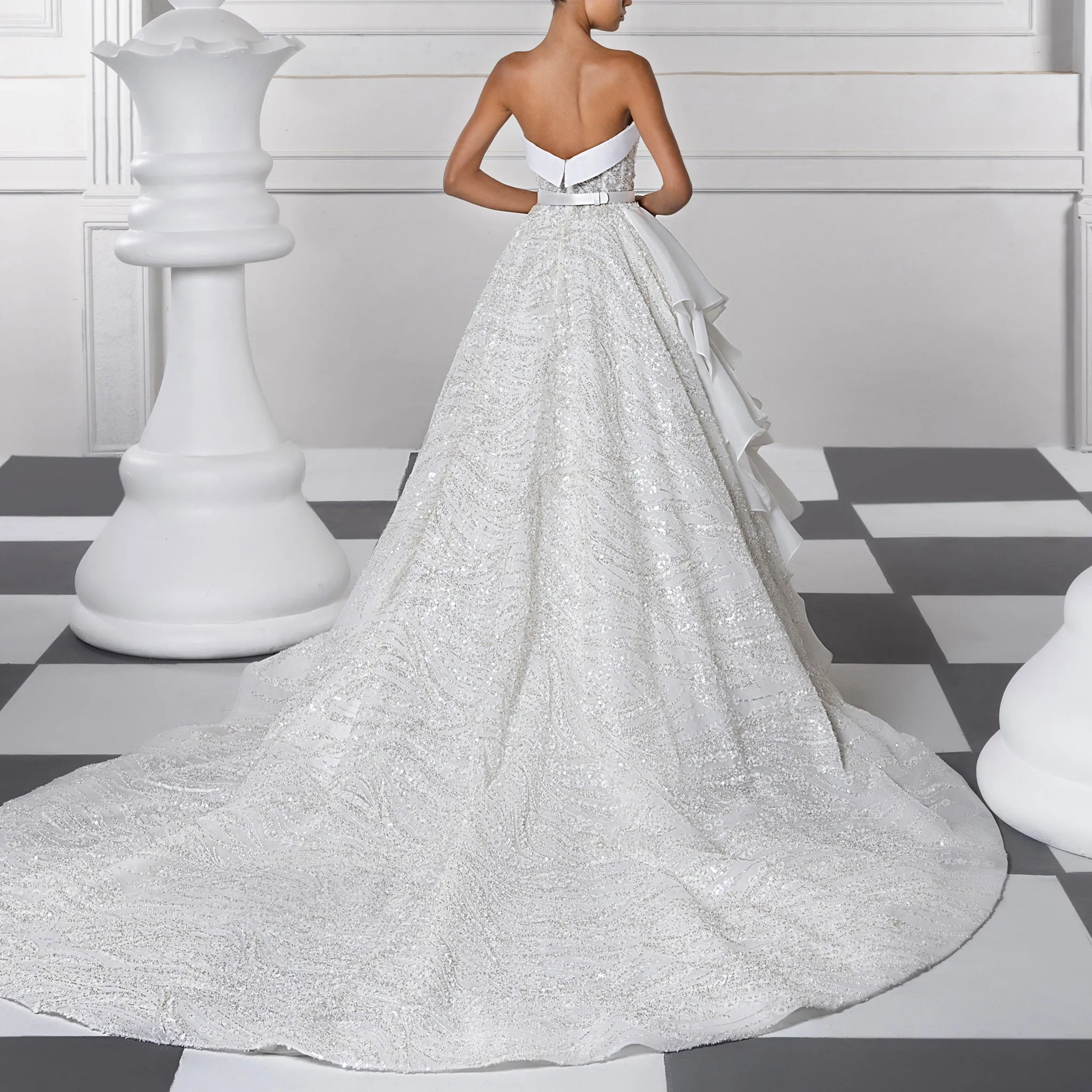Fully Embellished Sweetheart Ballgown