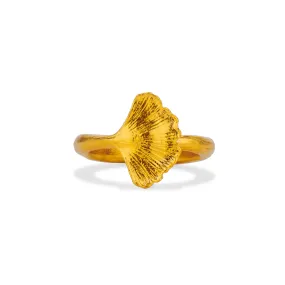 Ginkgo Leaf Ring
