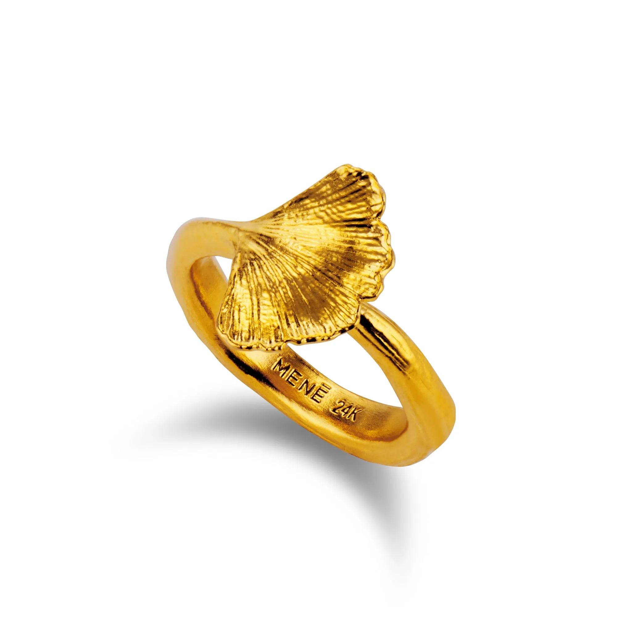 Ginkgo Leaf Ring