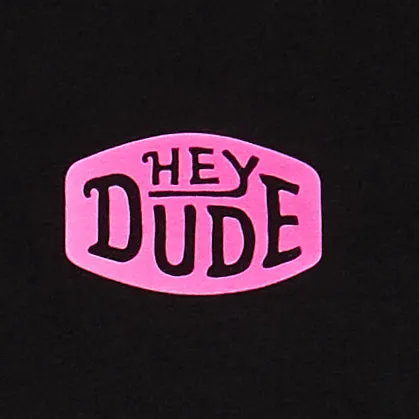 Go To Buckle Tee - Black/Pink