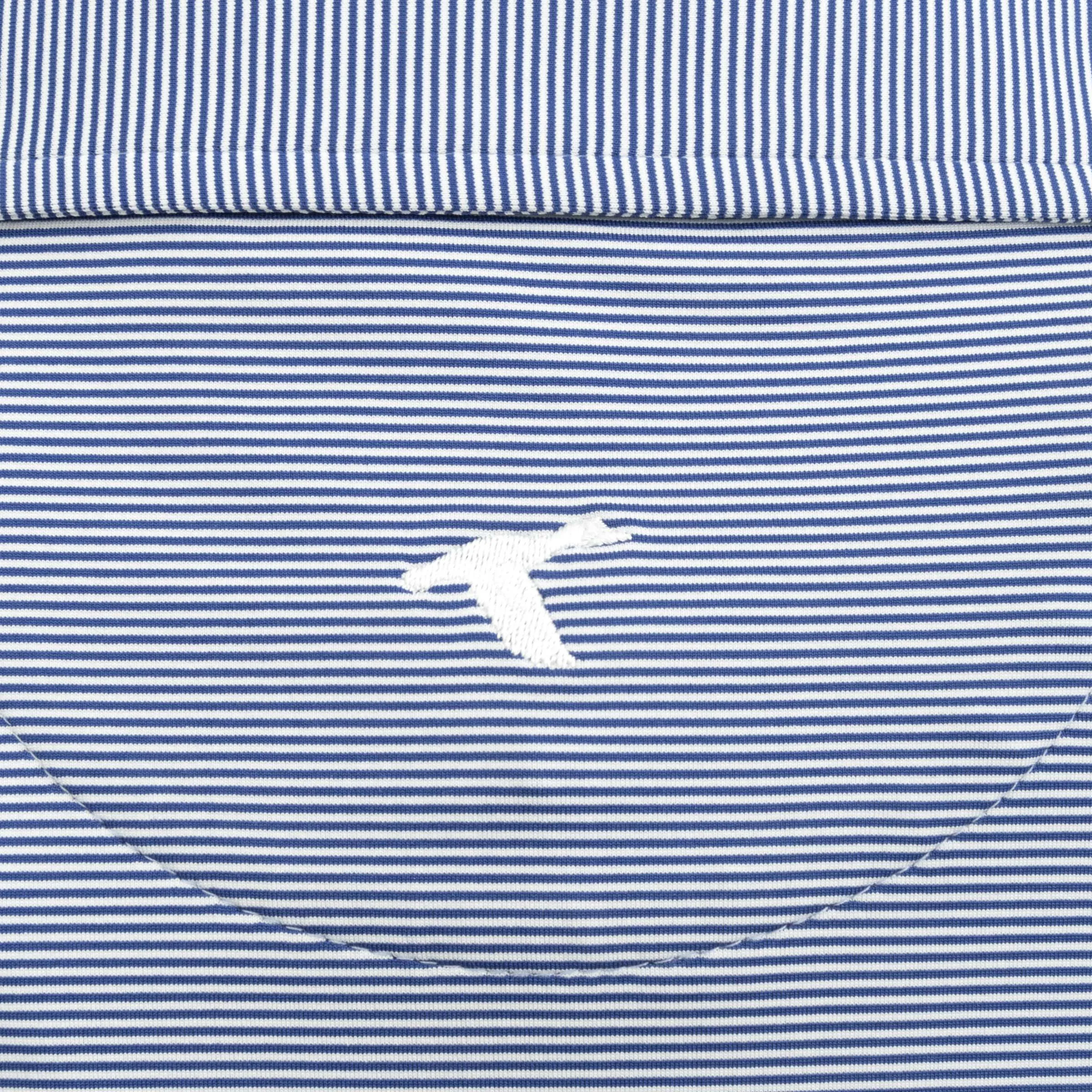 Grove Collective Pinstripe Performance Polo