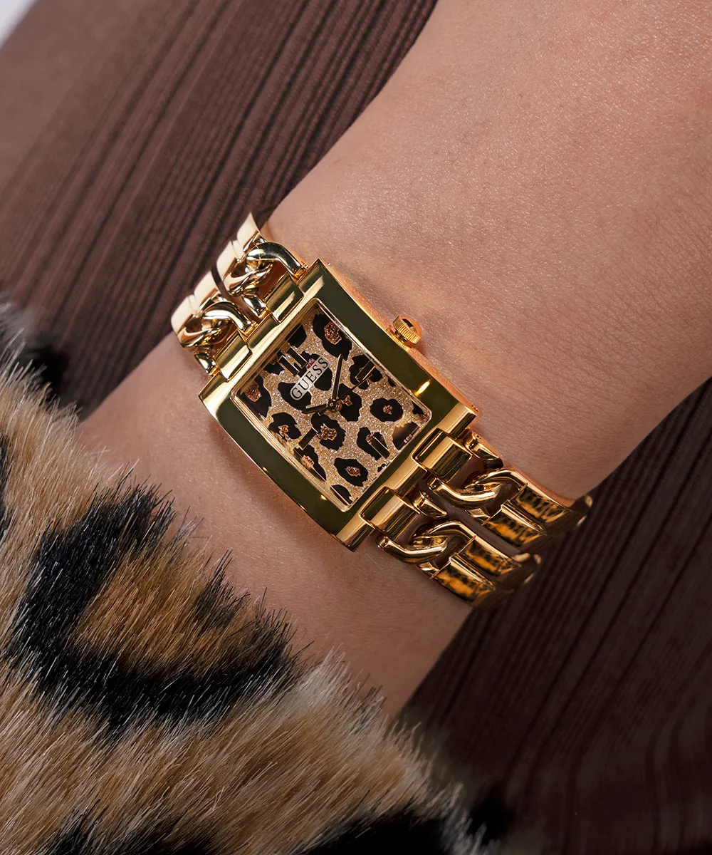 GUESS Ladies Gold Tone Analog Watch