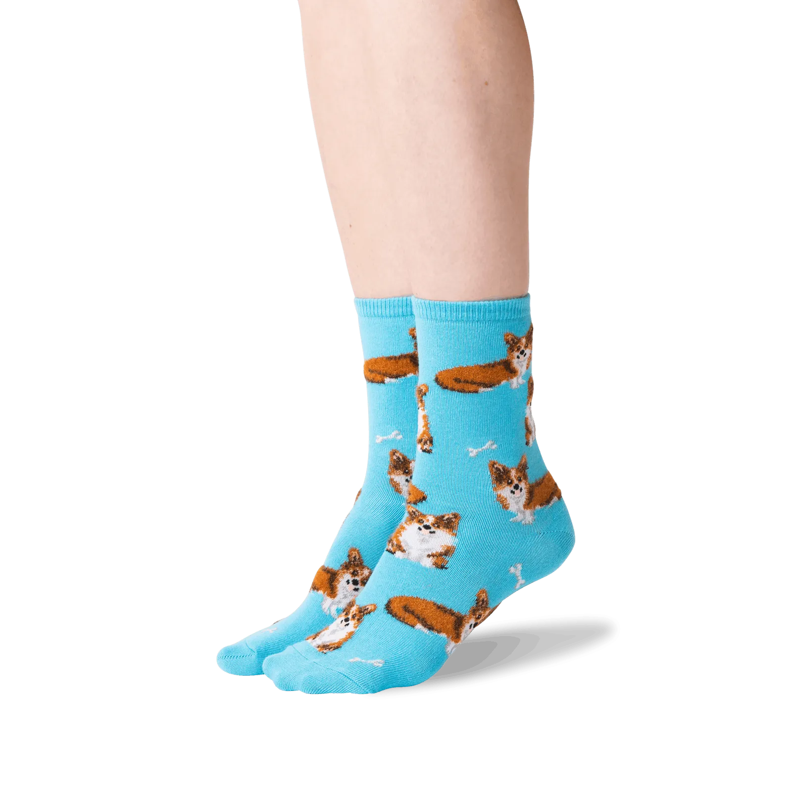 HOTSOX Women's Corgi Crew Socks
